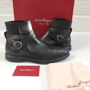Salvatore Ferragamo Black Boots